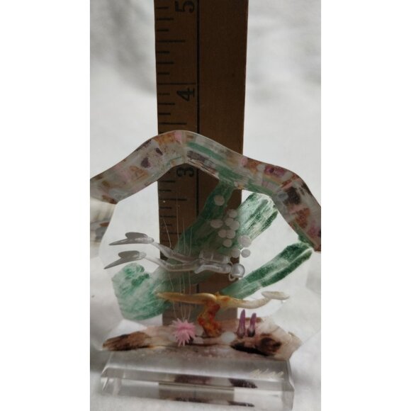 Wade Underwater‎ Diver Lucite Sculpture with Coral & Sea Life Scene Vintage - Picture 12 of 12